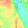 Villiersfaux topographic map, elevation, terrain