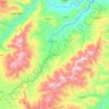 Timaná topographic map, elevation, terrain