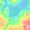 Solon Township topographic map, elevation, terrain