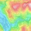 Auris topographic map, elevation, terrain