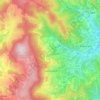 Vauxrenard topographic map, elevation, terrain