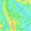 Graceville topographic map, elevation, terrain