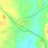 Losantville topographic map, elevation, terrain