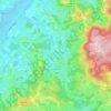 La Tagnière topographic map, elevation, terrain