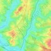 Volesvres topographic map, elevation, terrain