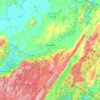 Town of Warwick topographic map, elevation, terrain