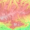 麟游县 topographic map, elevation, terrain