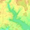 Alton Water topographic map, elevation, terrain