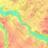 Courçay topographic map, elevation, terrain