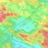 Brinje topographic map, elevation, terrain