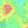 Rionero in Vulture topographic map, elevation, terrain