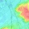 Leupegem topographic map, elevation, terrain