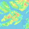 Mull topographic map, elevation, terrain