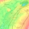 Clitheroe topographic map, elevation, terrain