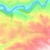 Sheikhlar topographic map, elevation, terrain