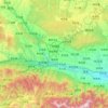 陈仓区 topographic map, elevation, terrain