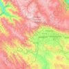 Quillacollo topographic map, elevation, terrain