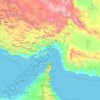 Hormozgan Province topographic map, elevation, terrain