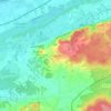 Huismes topographic map, elevation, terrain