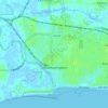 Littlehampton topographic map, elevation, terrain