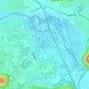 Loures-Barousse topographic map, elevation, terrain