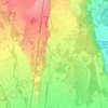 Bellinzago Novarese topographic map, elevation, terrain