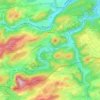 Padberg topographic map, elevation, terrain