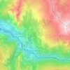Saint-Michel-de-Maurienne topographic map, elevation, terrain