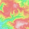 Tintwistle topographic map, elevation, terrain