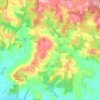 Pakenham Upper topographic map, elevation, terrain