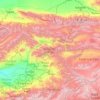 Jalal-Abad Region topographic map, elevation, terrain