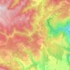 La Bastide-Puylaurent topographic map, elevation, terrain