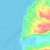 Pinamucan Proper topographic map, elevation, terrain