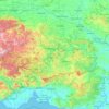 Arda topographic map, elevation, terrain