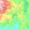 Pontelandolfo topographic map, elevation, terrain