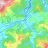 Alegría topographic map, elevation, terrain