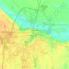 Greenville topographic map, elevation, terrain