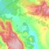 Griegos topographic map, elevation, terrain