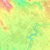 Općina Kistanje topographic map, elevation, terrain