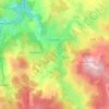 Fournels topographic map, elevation, terrain