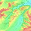 Montmaurin topographic map, elevation, terrain