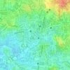Novaliches Proper topographic map, elevation, terrain