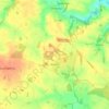 Heydon topographic map, elevation, terrain