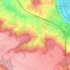 Orgeval topographic map, elevation, terrain