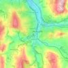 Whaley Bridge topographic map, elevation, terrain