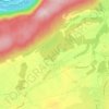 Osse topographic map, elevation, terrain