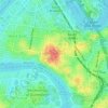 Highgate Hill topographic map, elevation, terrain