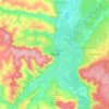 городской округ Пенза topographic map, elevation, terrain