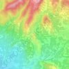 Crillon-le-Brave topographic map, elevation, terrain