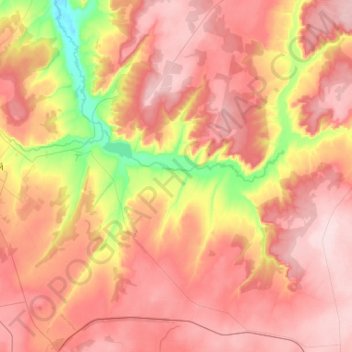 Донской сельсовет topographic map, elevation, terrain